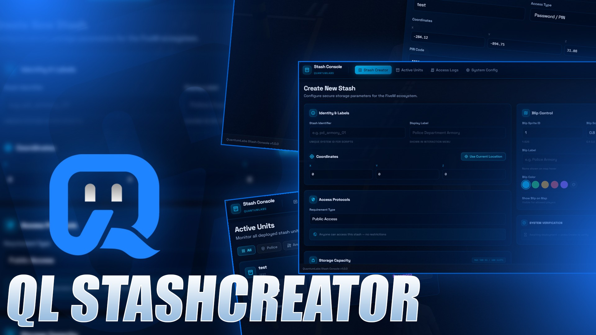 QuantumLabs · QL StashCreator — Dynamic Stash & Storage Creator for ...