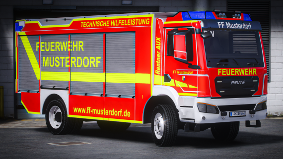 Brute Fire Rescue Rentner AUX RW - NON-ELS