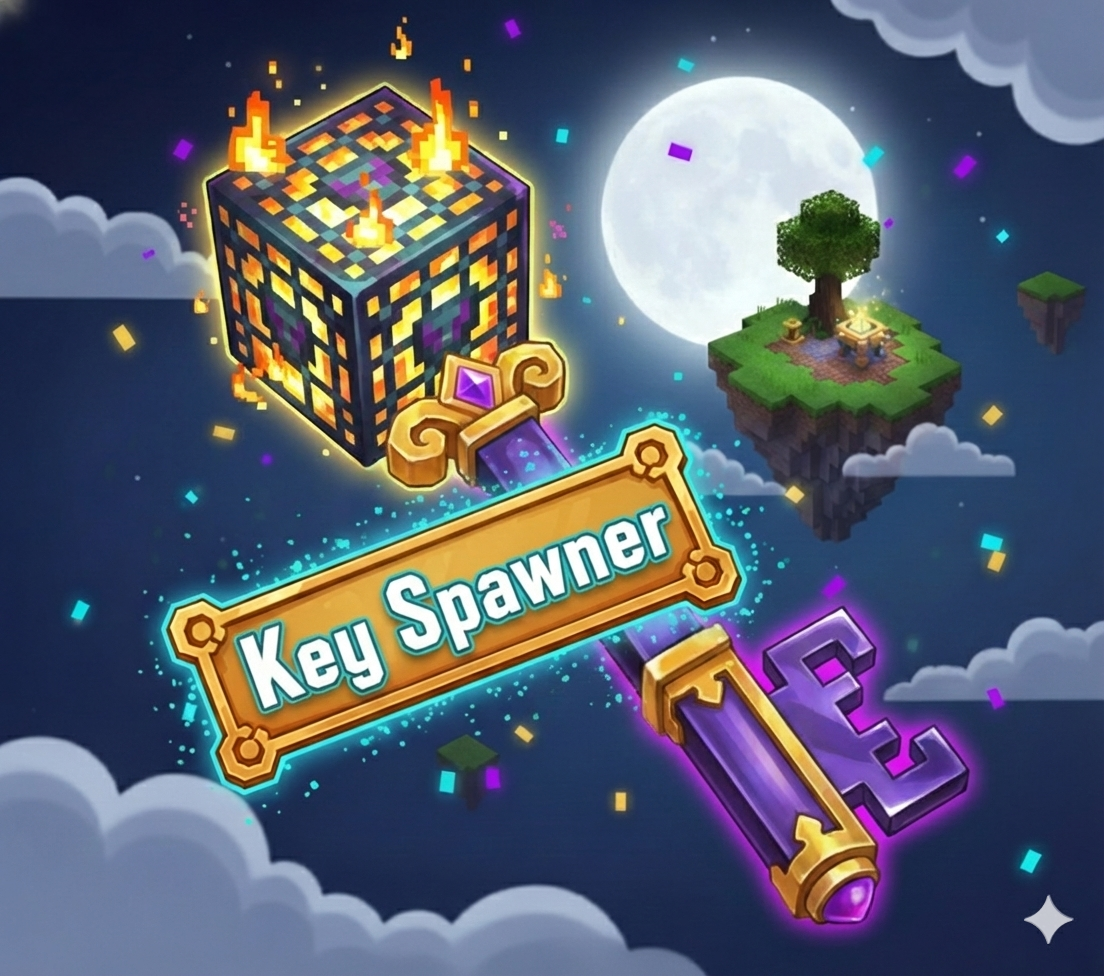 🔑✨ PAQUETE: 3 LLAVES DE SPAWNERS ✨🔑