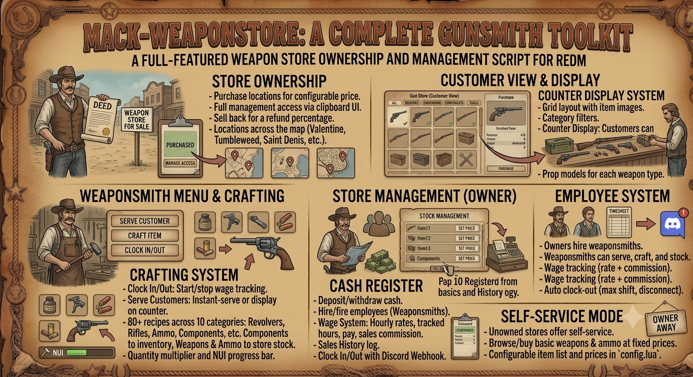 Weapon Store (player owned) or (NPC)