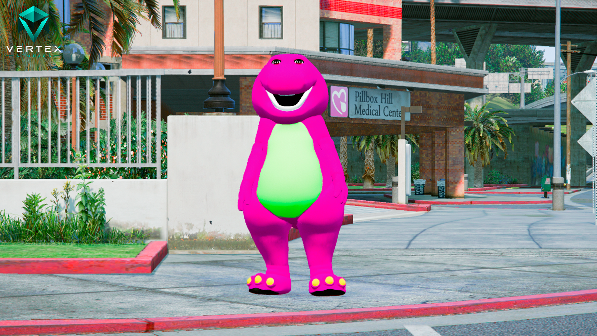 🦖 Barney The Dinosaur | Custom Ped