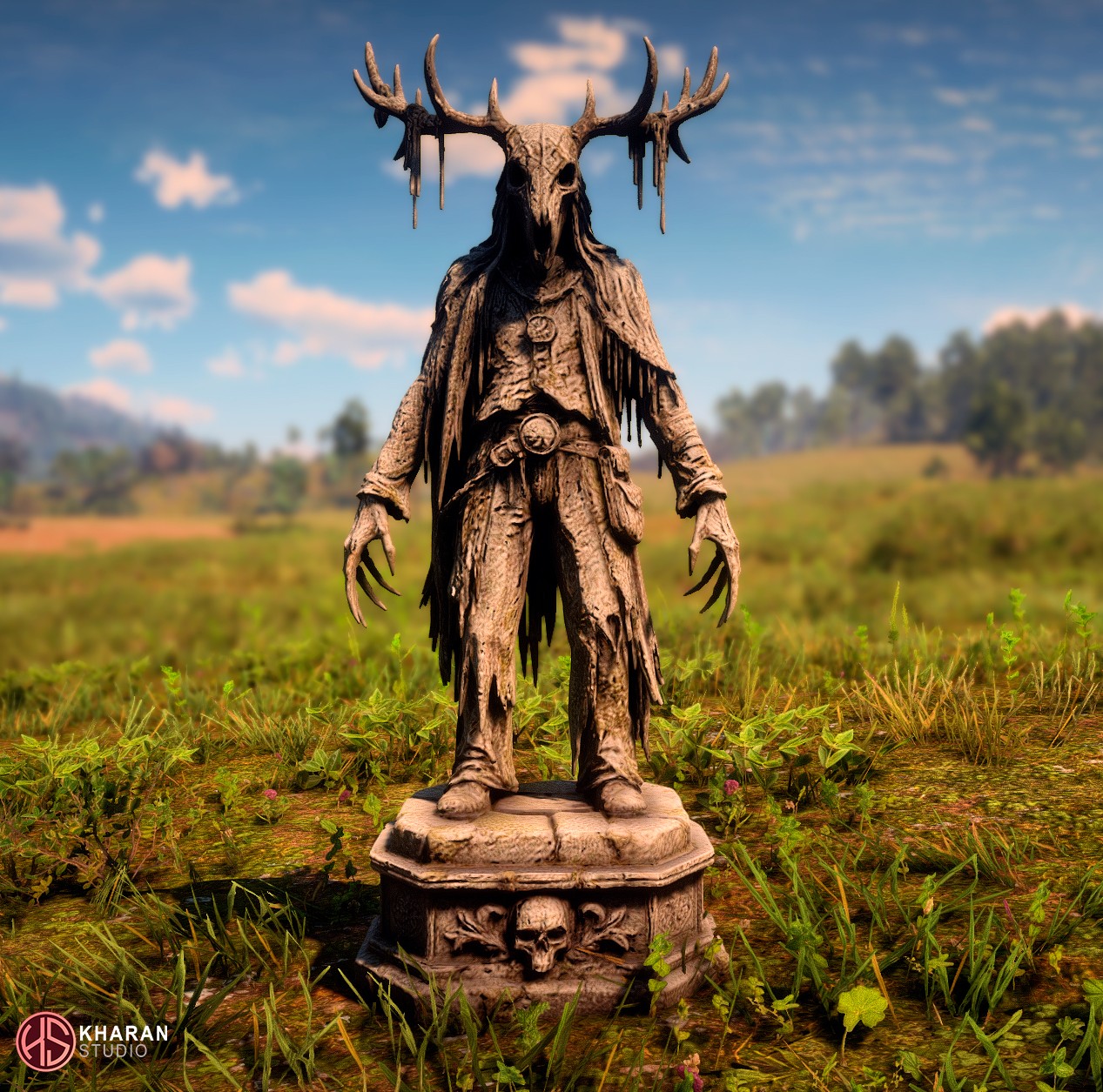 Halloween Cursed Statues Pack