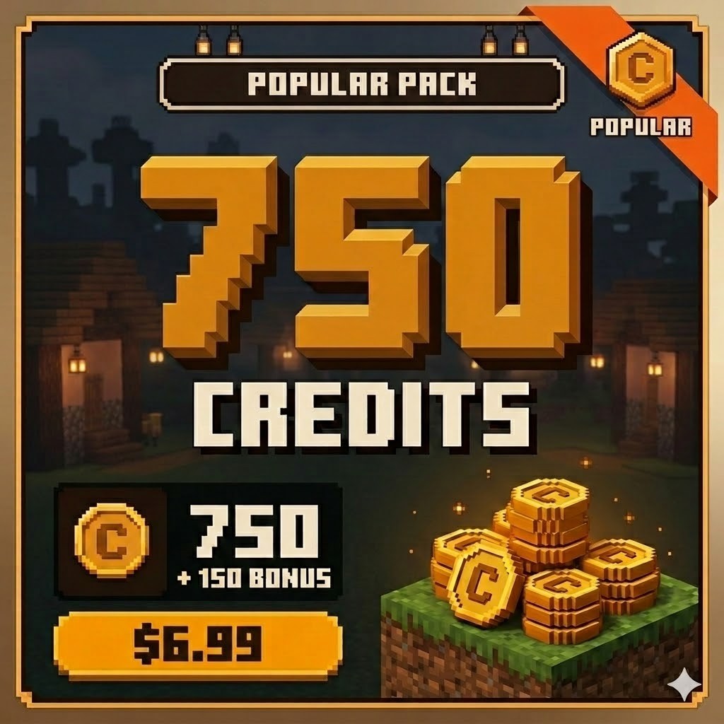 Popular Pack - 750 Credits (+150 Bonus)