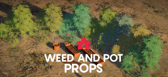 Weed Props Pack – 53 Props & 7 Colours