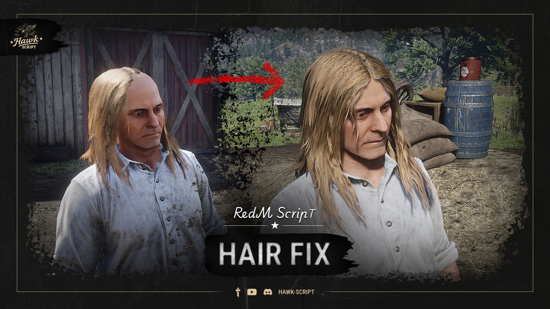 Hawk Hair Fix [ FREE ]