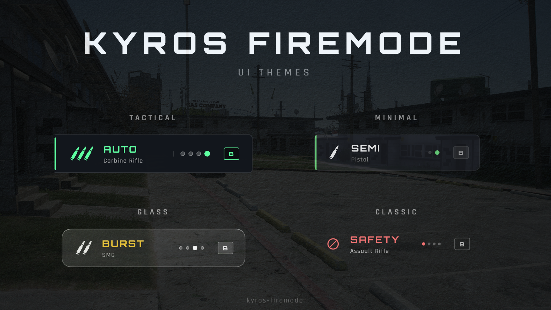 KYROS WEAPON FIREMODE