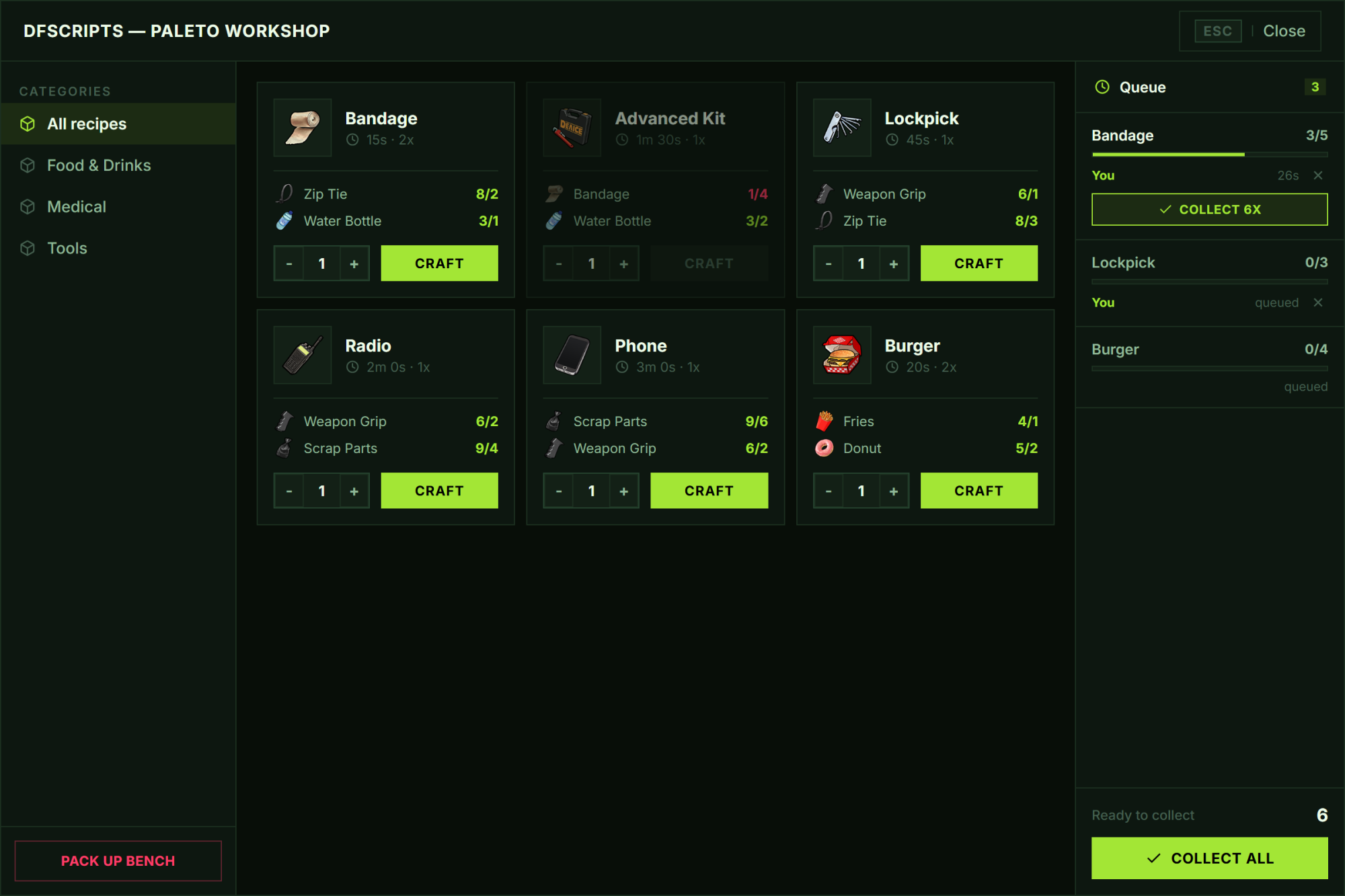 Crafting - Early Access
