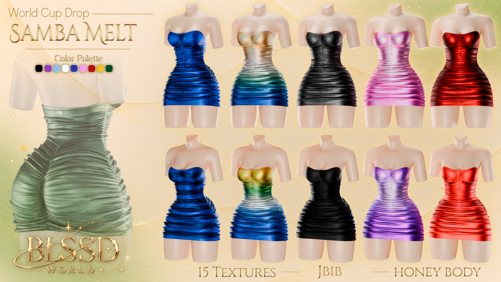Samba Melt  Female Set - Honey Body