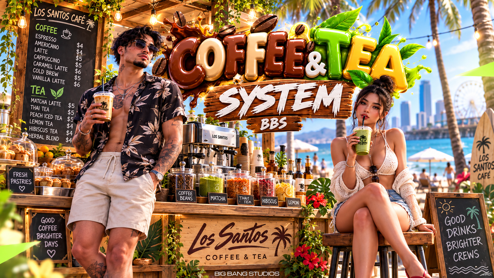 BBS Coffee & Tea System | Fully Interactive (EARLY RELEASE DISCOUNT)