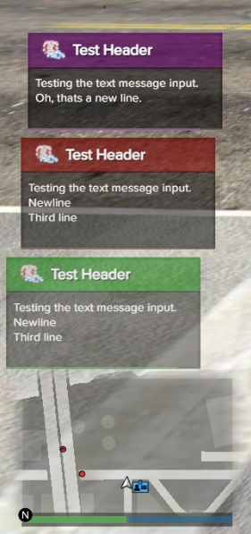 Aquiver DrawNotification
