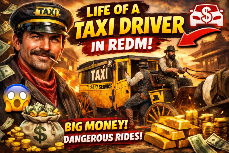 Job TAXI for REDM | Redm script