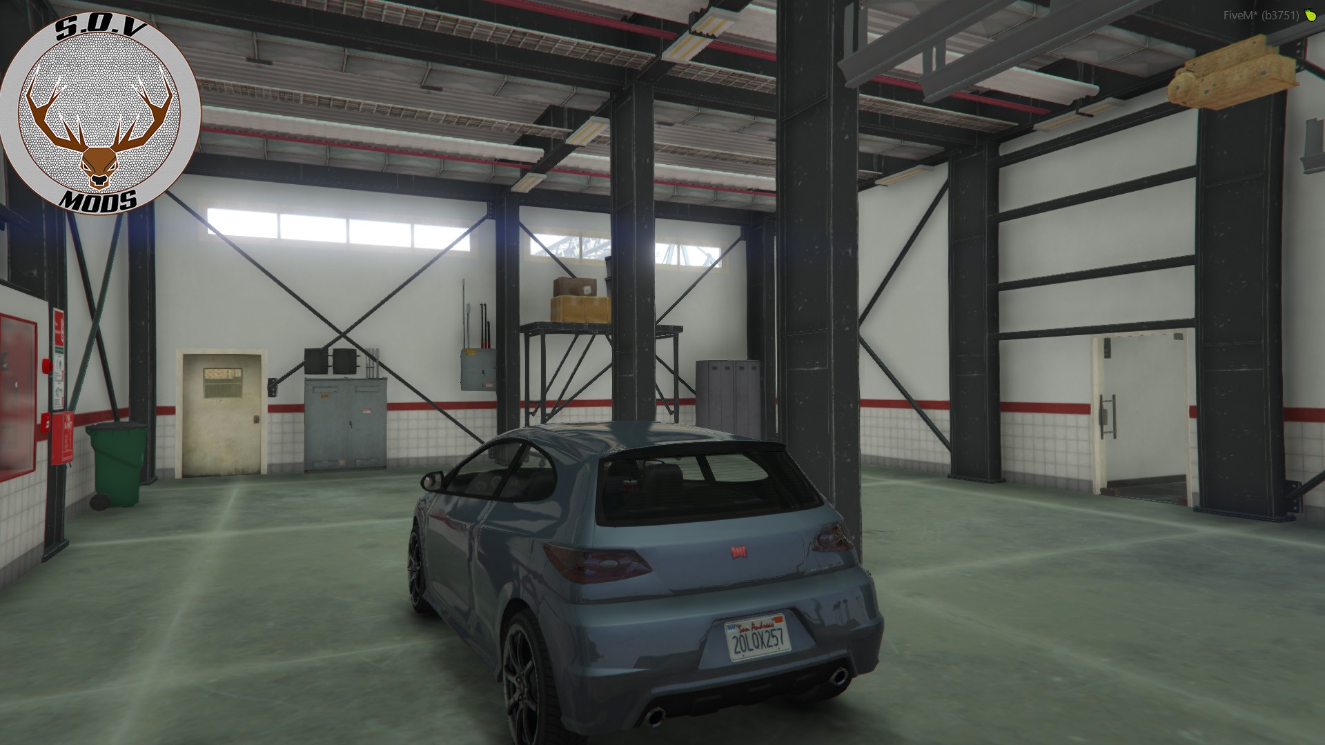 Logistics Truck Service Yard
