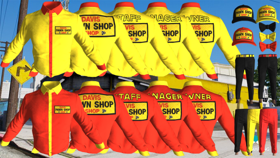 Davis Pawn Shop Uniform 2 [M+F]