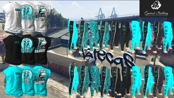 Aztecas Gang Vest [Male+Female]