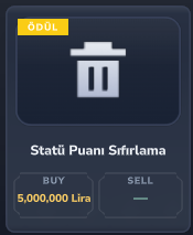 Statü Puanı Sıfırlama