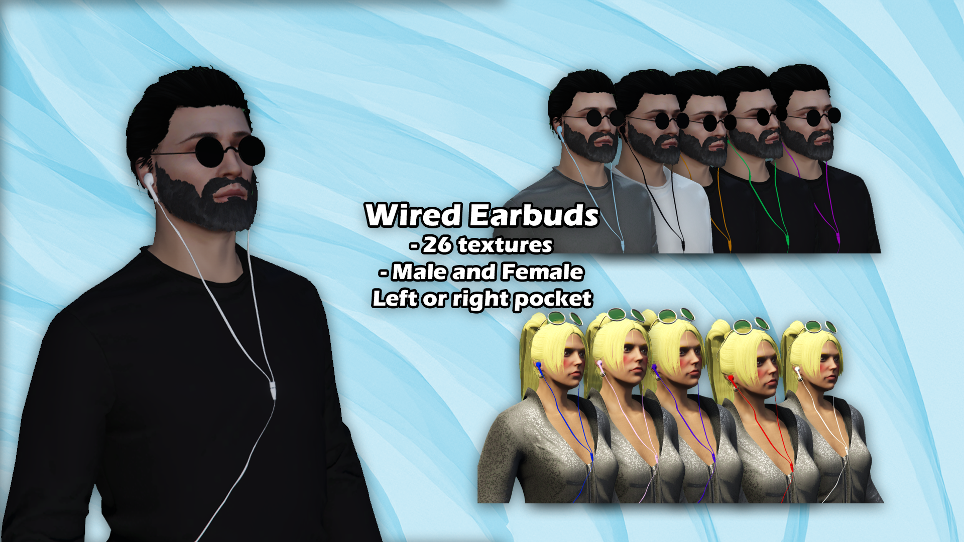 Wired Earbuds (Unisex)
