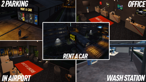 RENT A CAR | MLO | GTAV | FIVEM