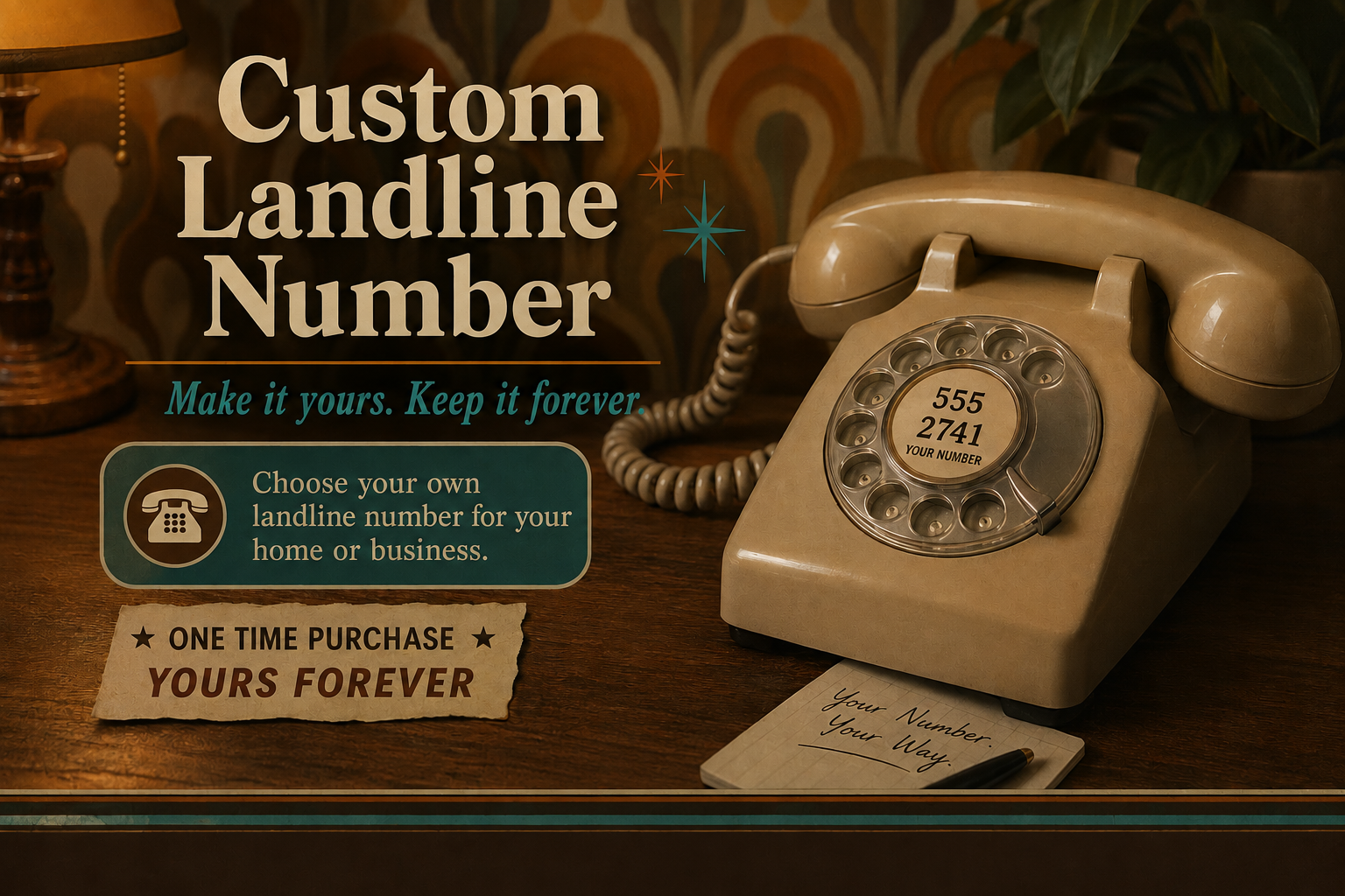 Custom Landline Number