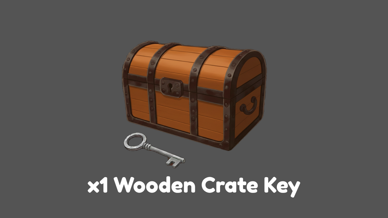 x1 Wooden Crate Key