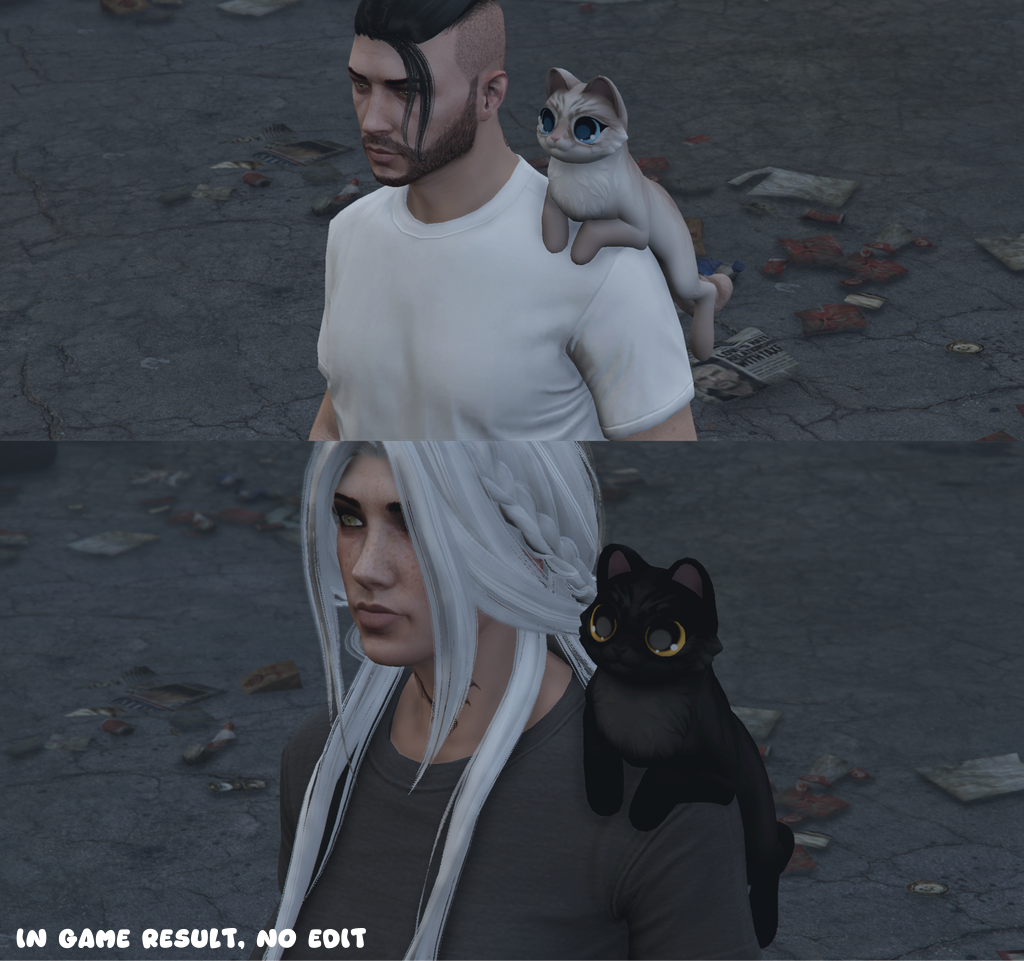 Cat shoulder clothing (open source)