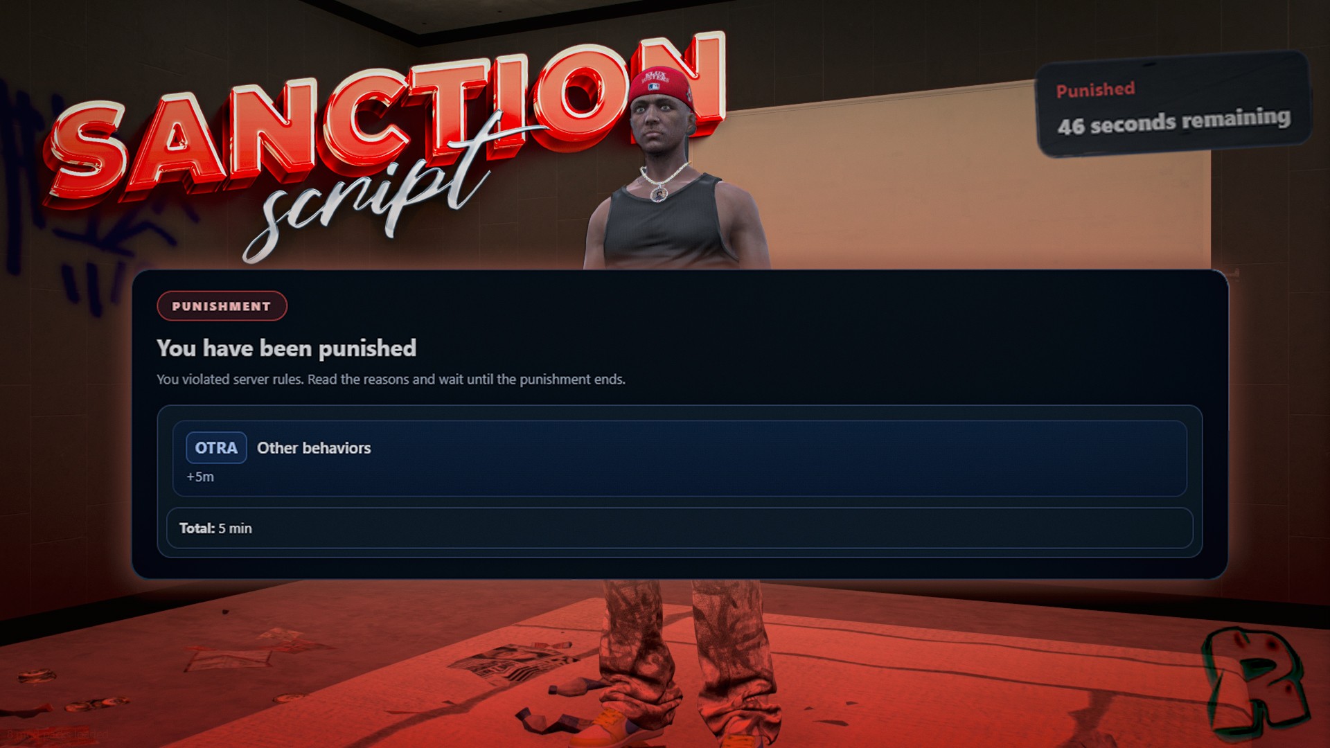 [ESX / QBCore / Qbox] SANCTION SCRIPT – ADMIN JAIL Z-BAN