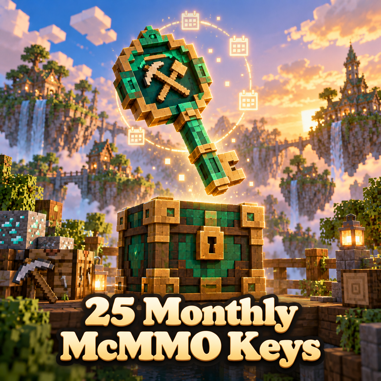 25 Monthly McMMO Keys