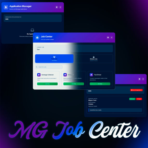 MG - Job Center- ESX/QB - Open Source