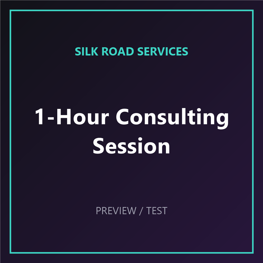 [TEST] 1-Hour Consulting Session