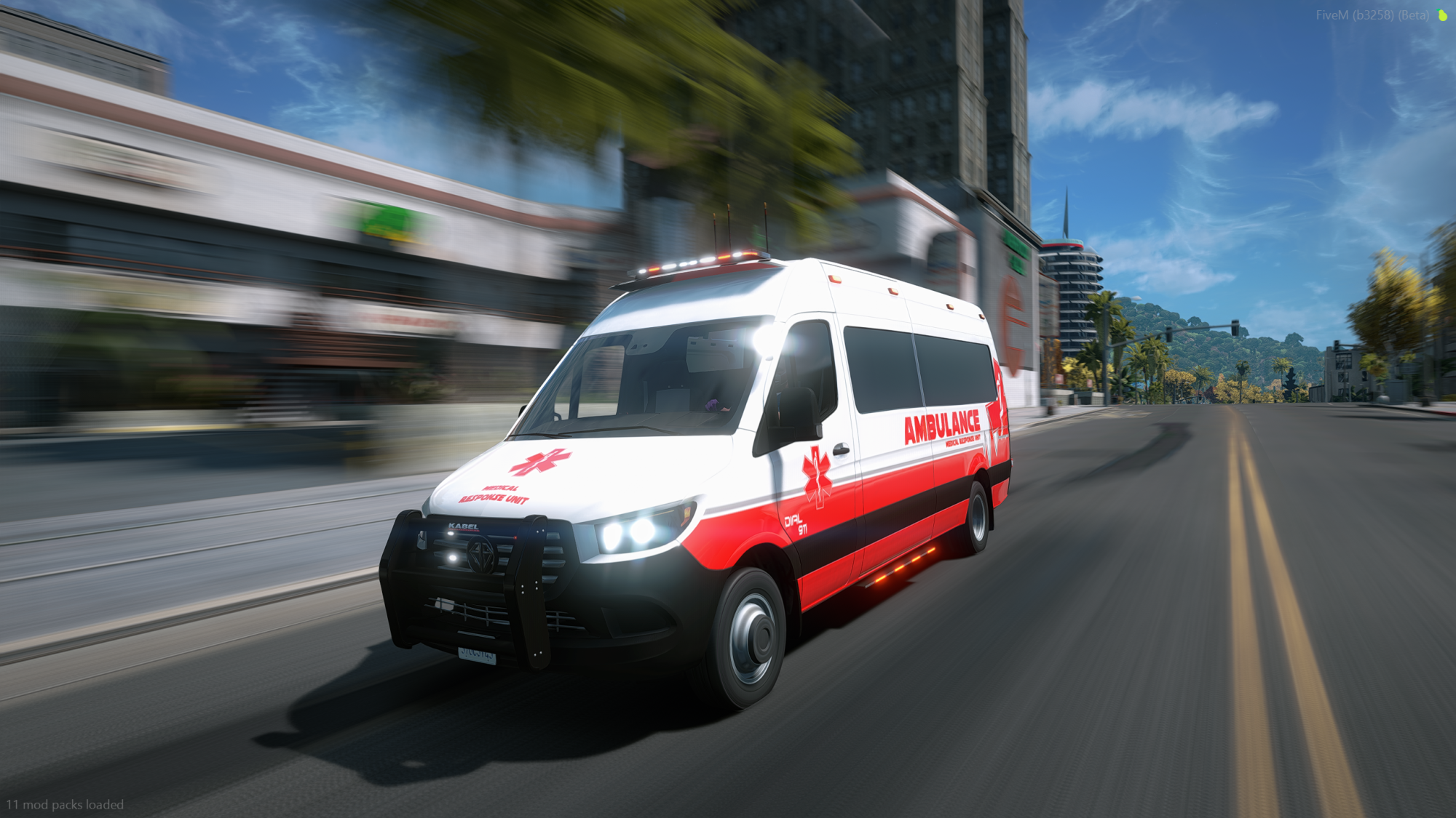 Benefactor Courier Ambulance Version