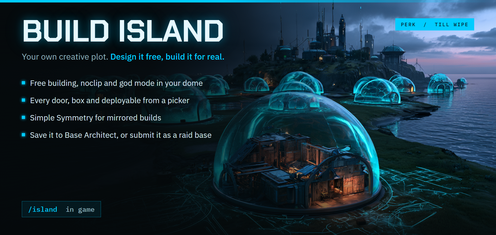 Build Island [10x PVE] [till wipe]