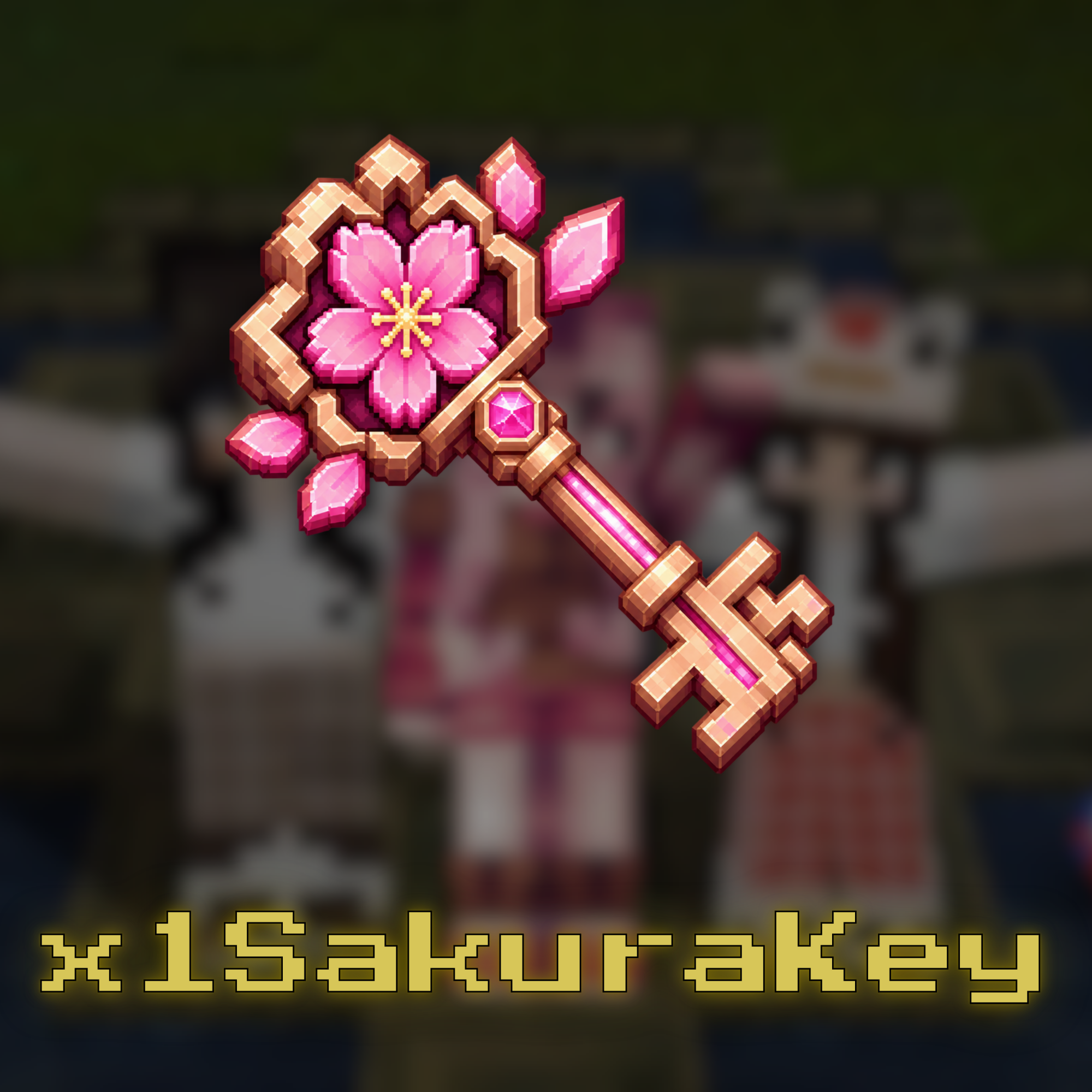1x Sakura Key