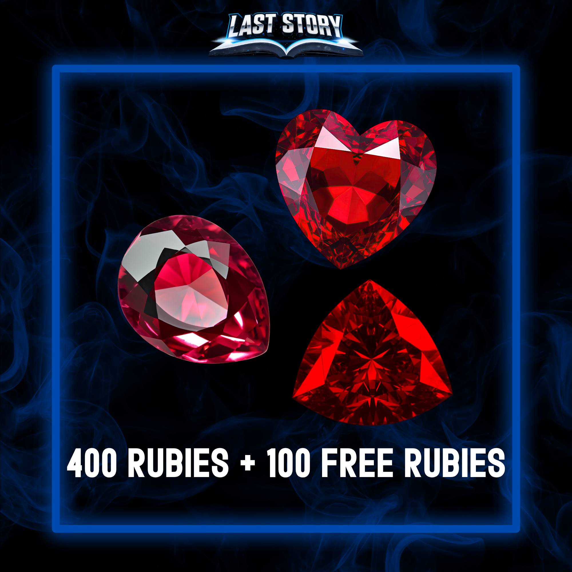 400 Rubies+ 100 free