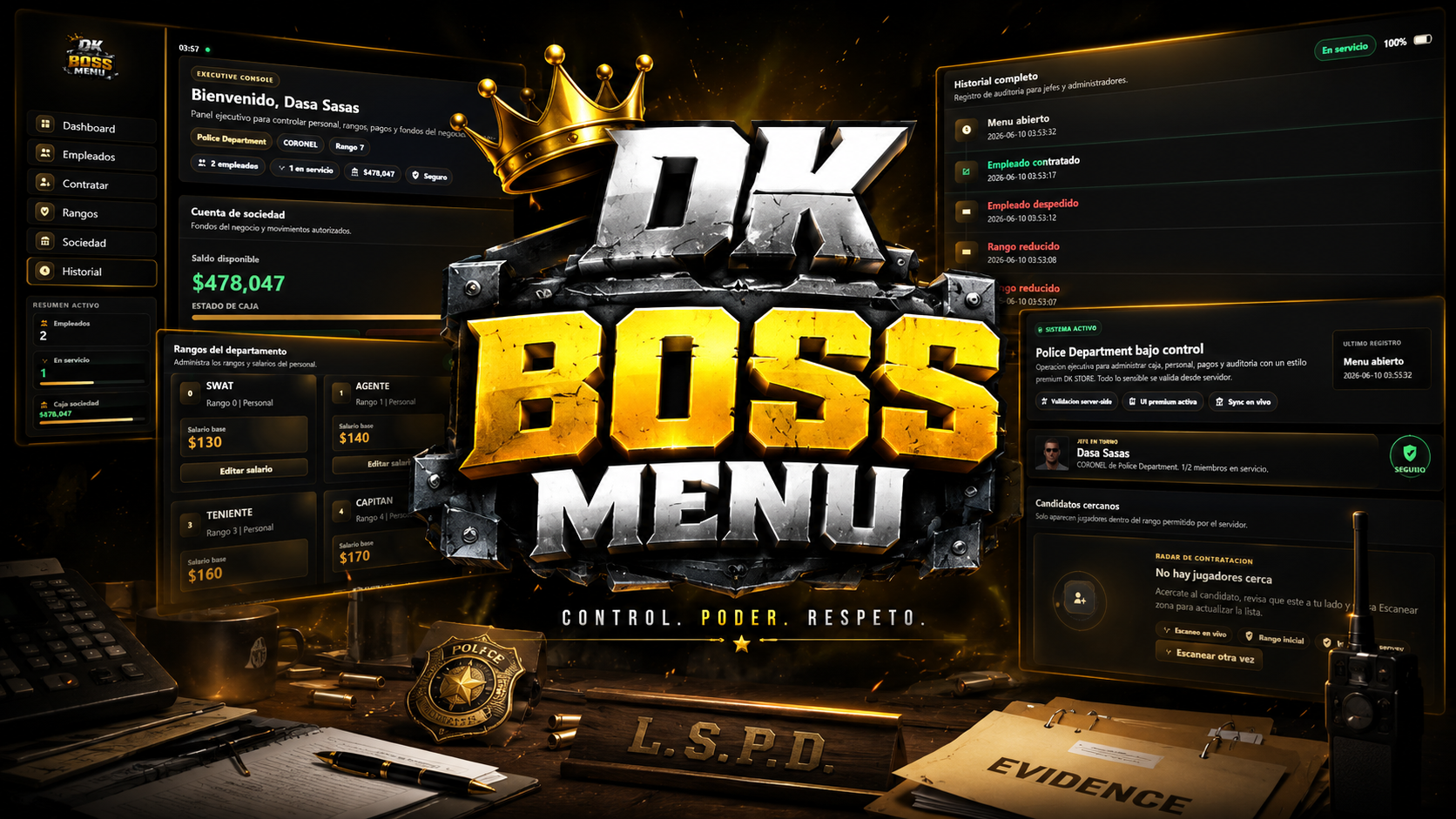 DK BOSS MENU