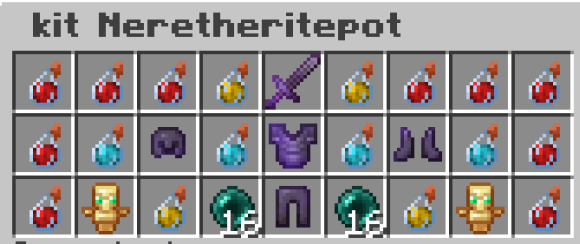 KIT MAZO NETHERITEPOT