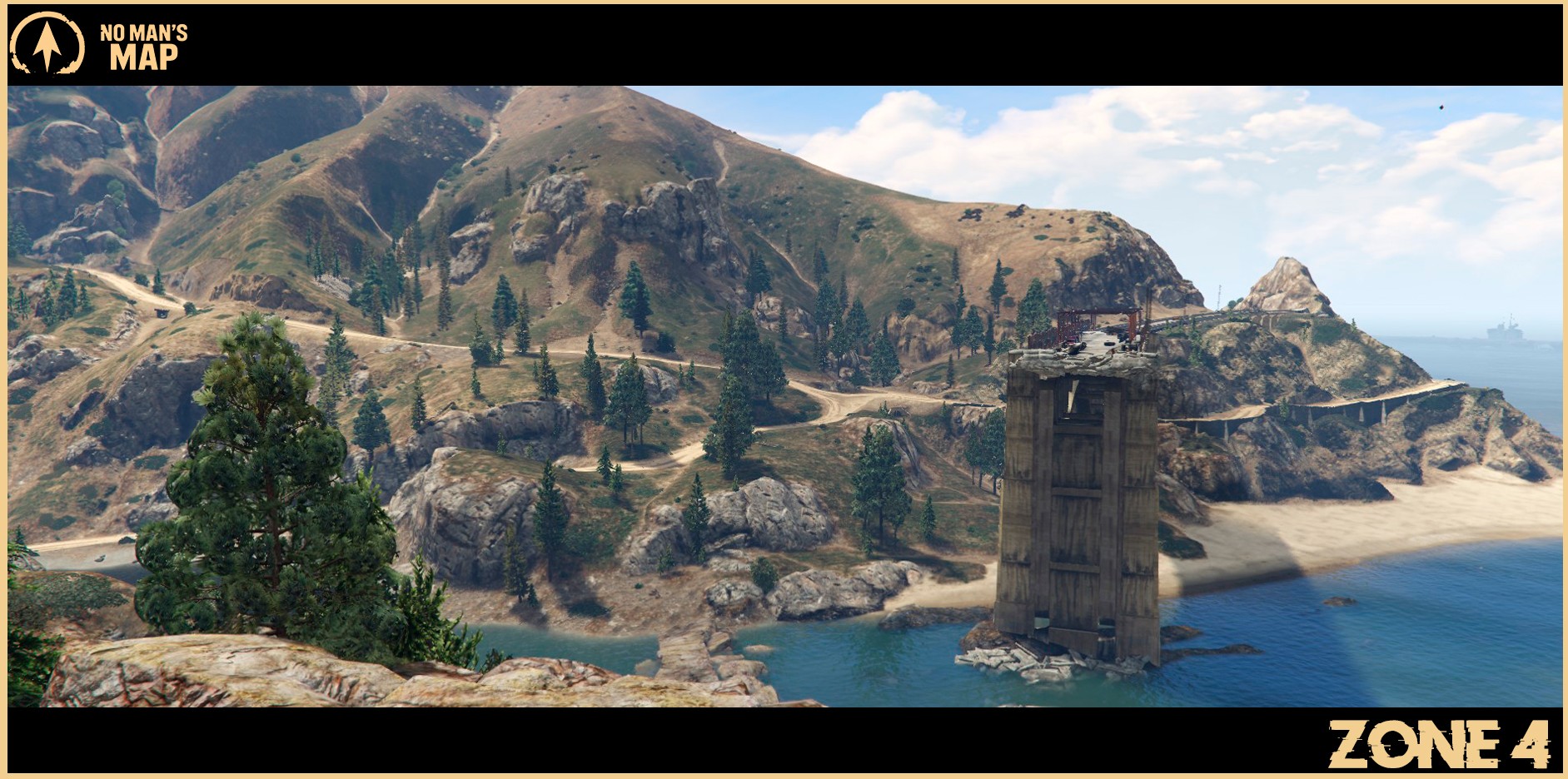 No Man’s Map · Zone 4 / Apocalypse