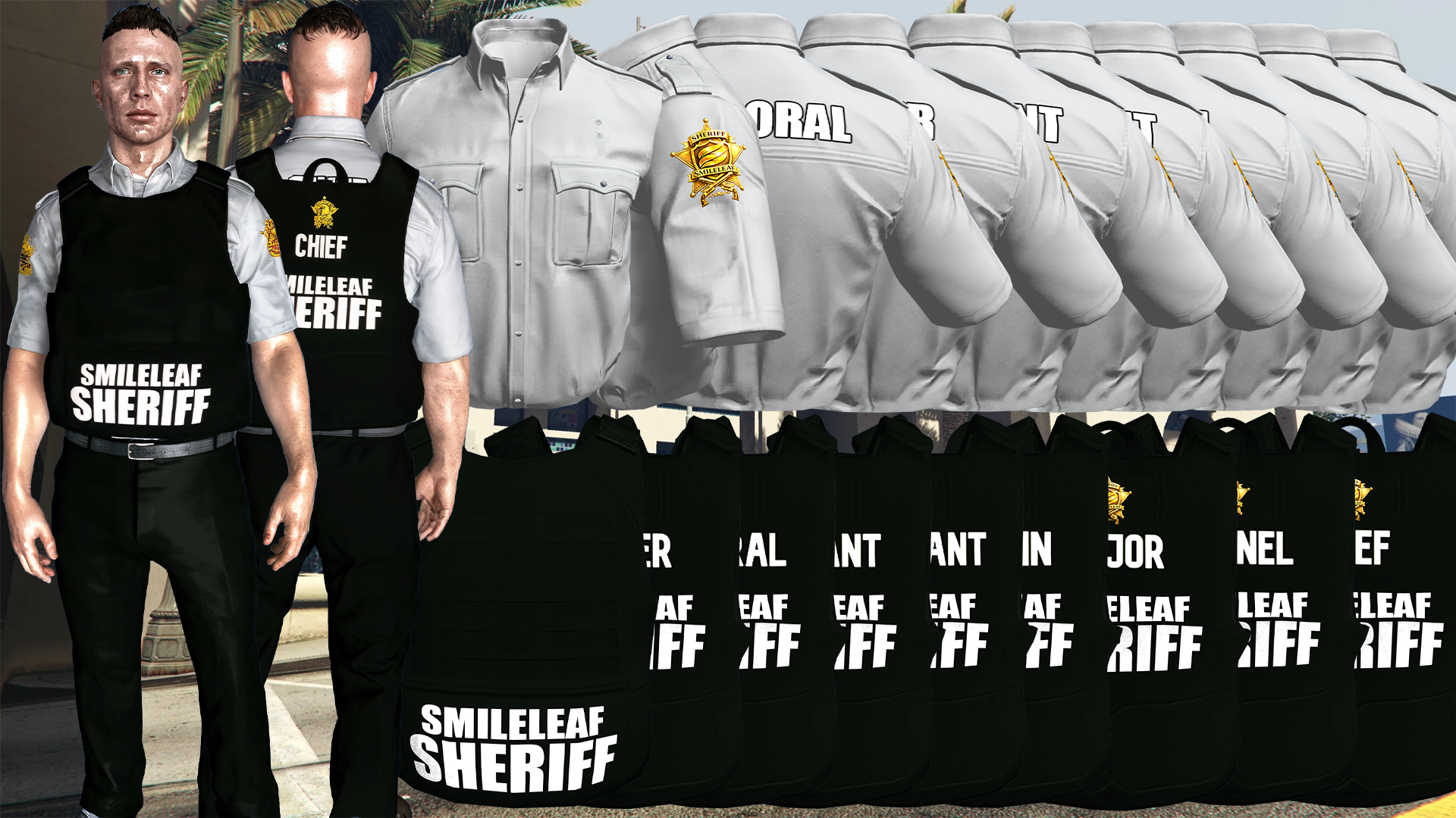 SmileLeaf Sheriff Uniform