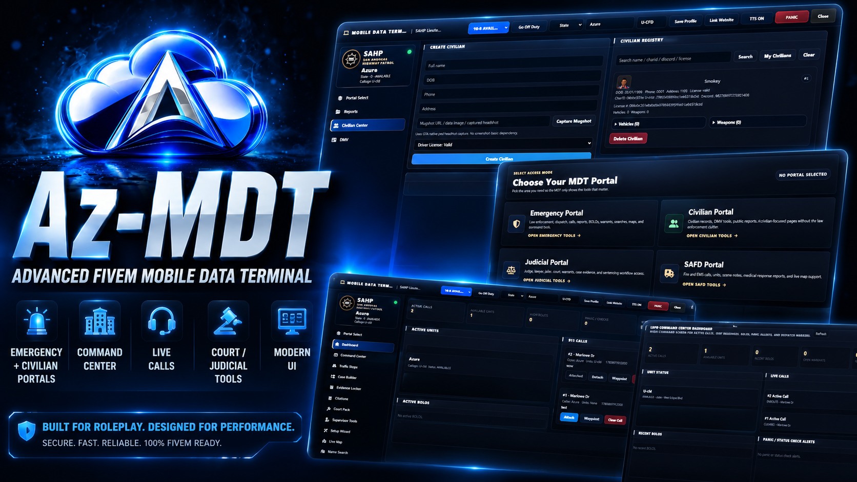 Az-MDT | Advanced FiveM Mobile Data Terminal