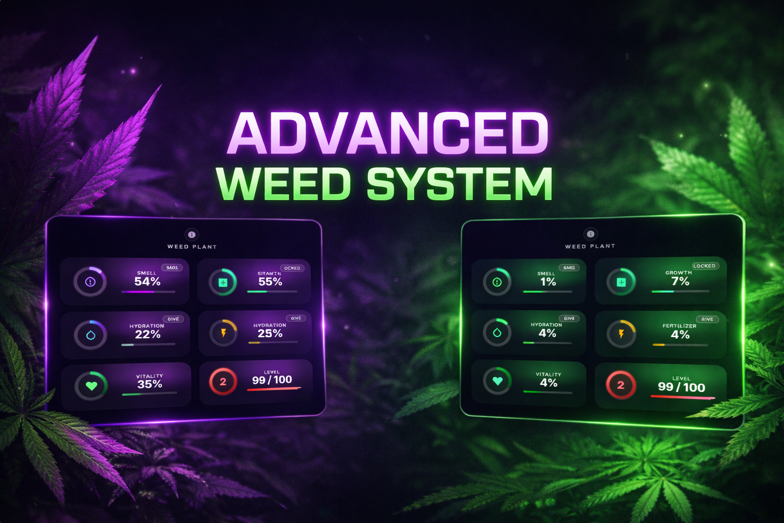 Advanced Weed System [QB-ESX ONLY]