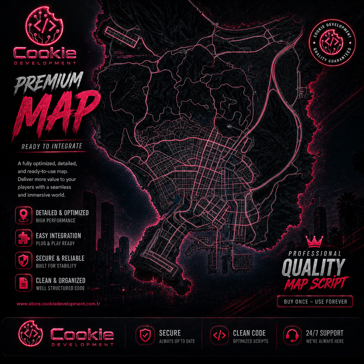 Cookie Development - Los Angeles Minimap