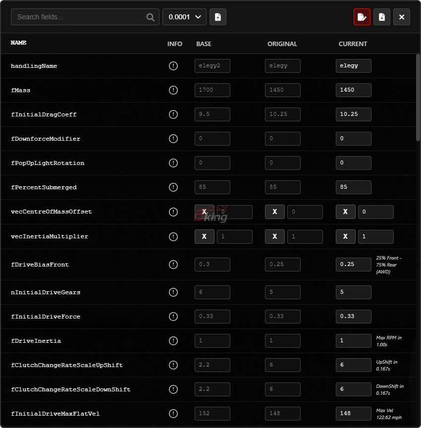 HANDLING EDITOR