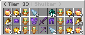 Inventario del kit Tier 33