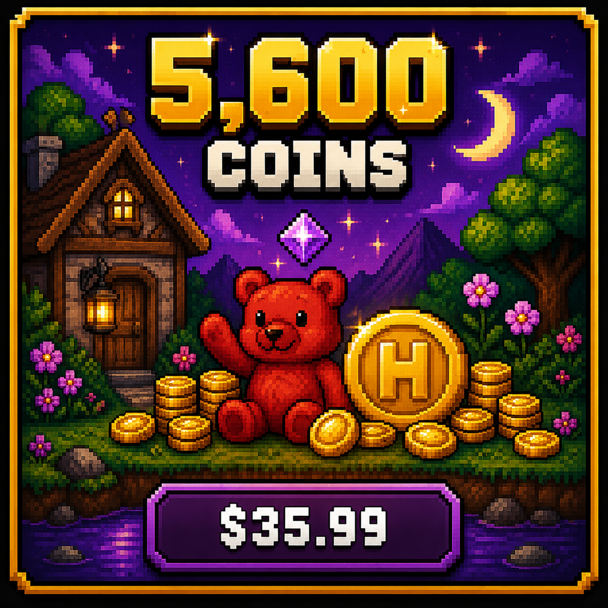 5,600 Coins