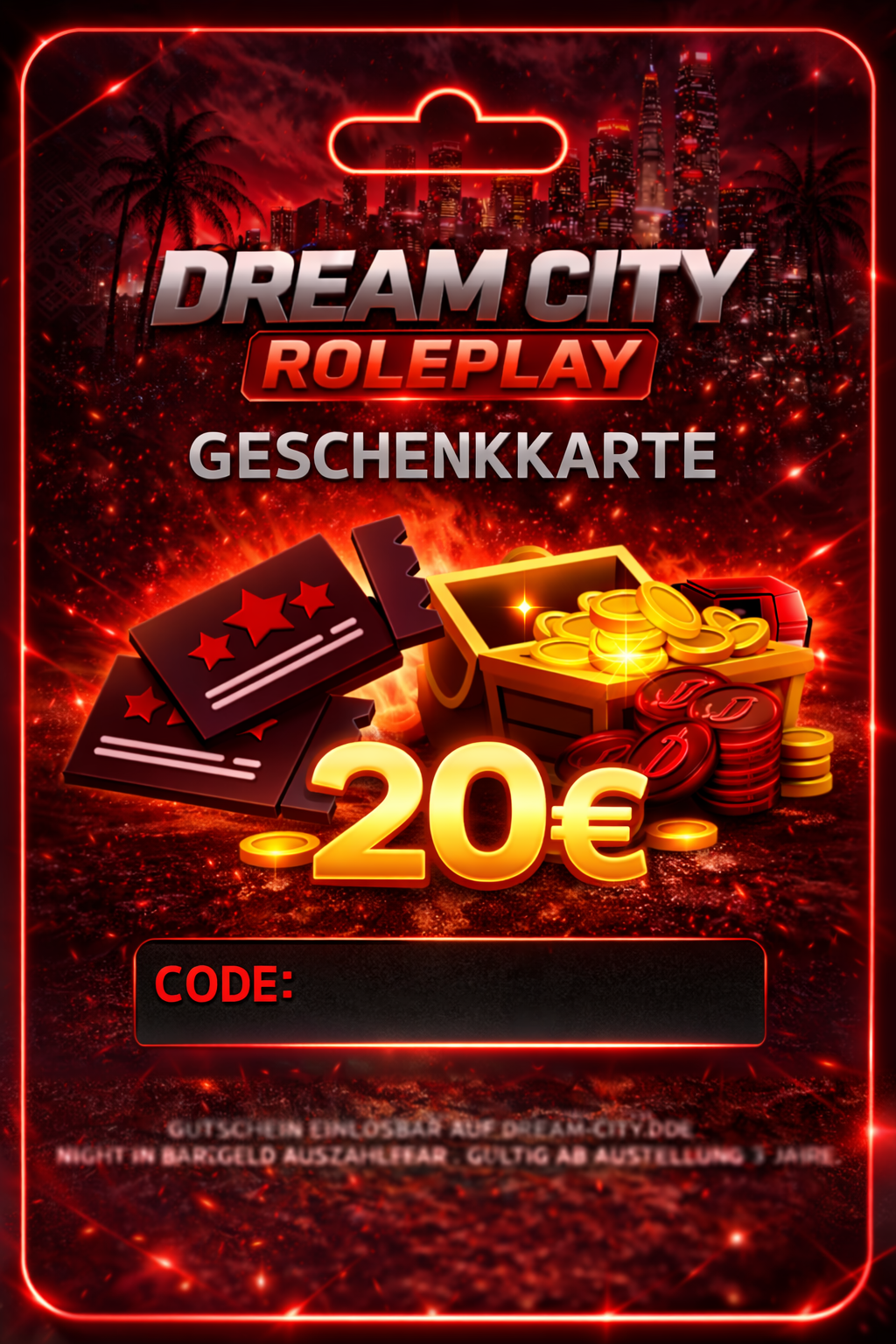 Geschenkkarte 20€