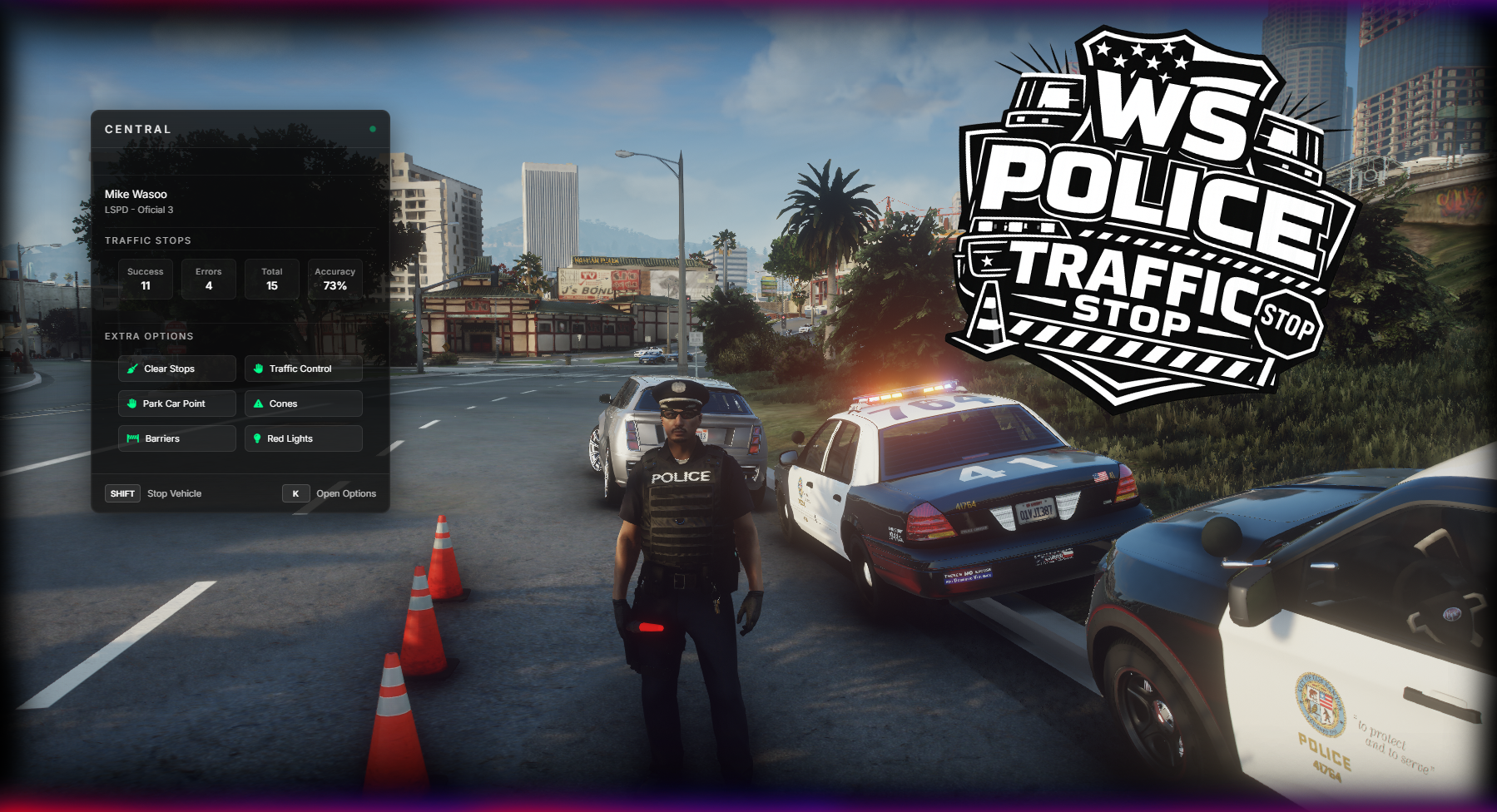 WS POLICE TRAFFIC | QBCORE ESX