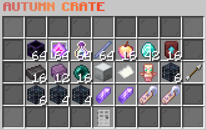 Autumn Crate Key