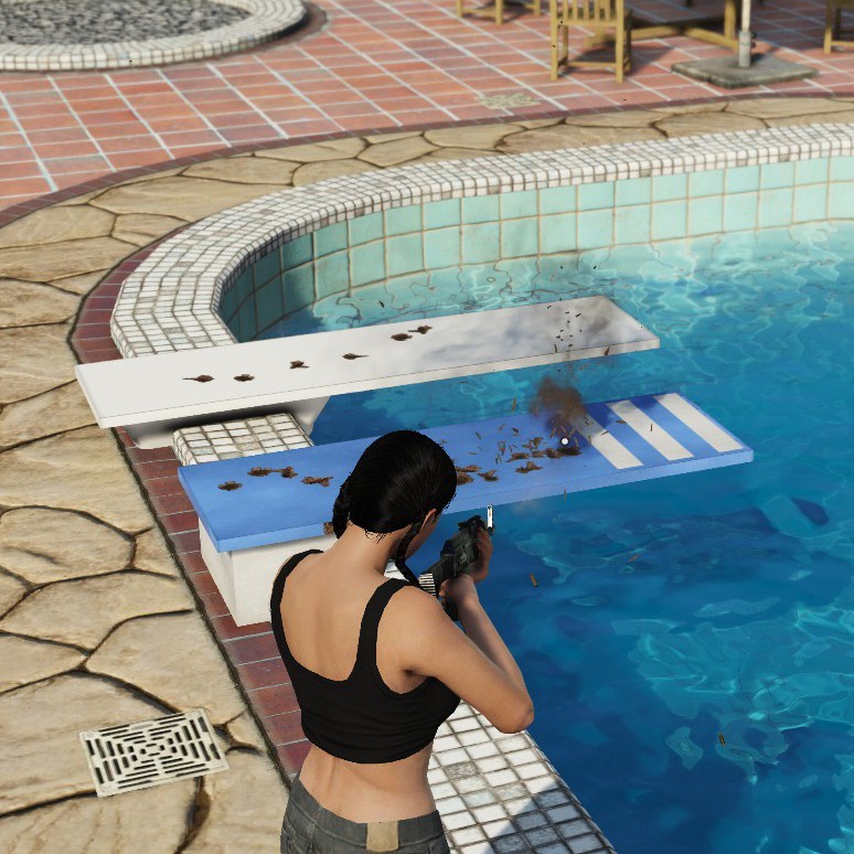 Pool diving board
