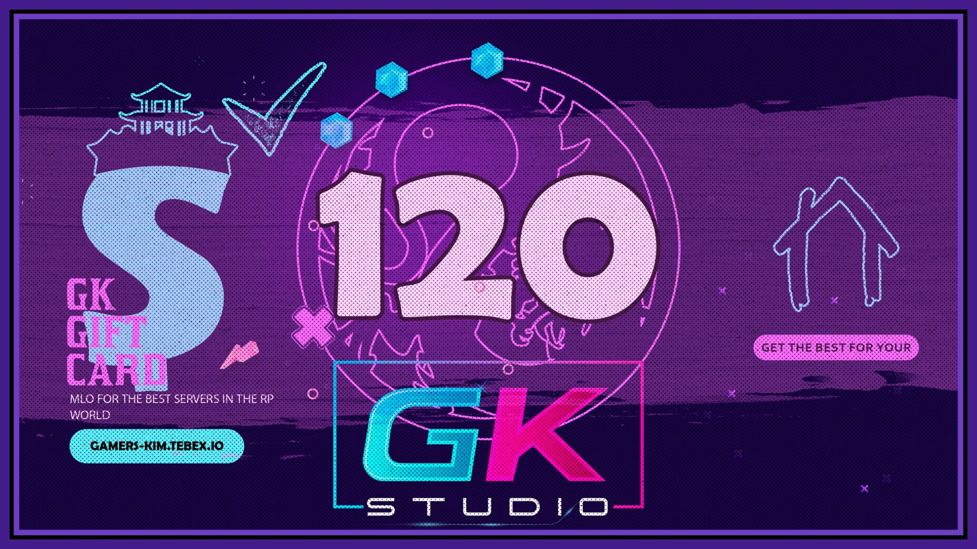 Gift card for 120$