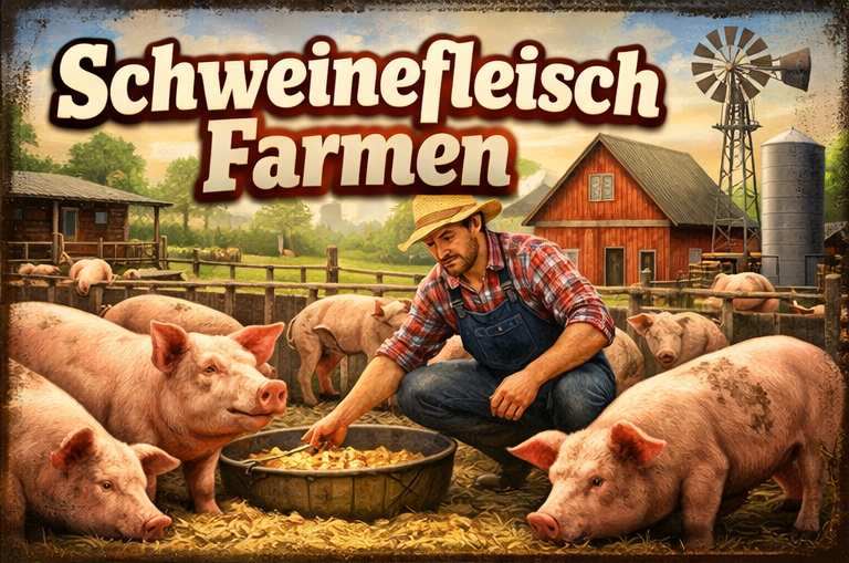 Schweinefleisch Farmen