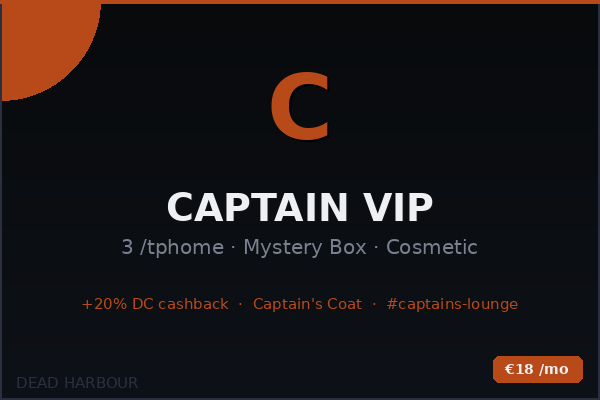 Captain VIP — 30 days ★ BEST VALUE