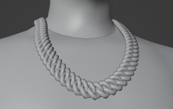 Low Poly Curb Chain 